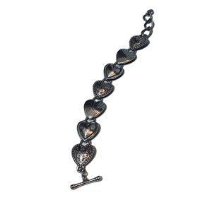 Brighton Silver hearts bracelet